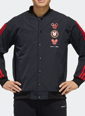 Adidas/阿迪达斯正品当季新款男子米老鼠联名运动外套 GE7764