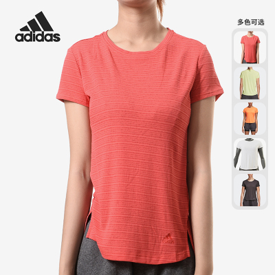 阿迪达斯女子圆领短袖T恤