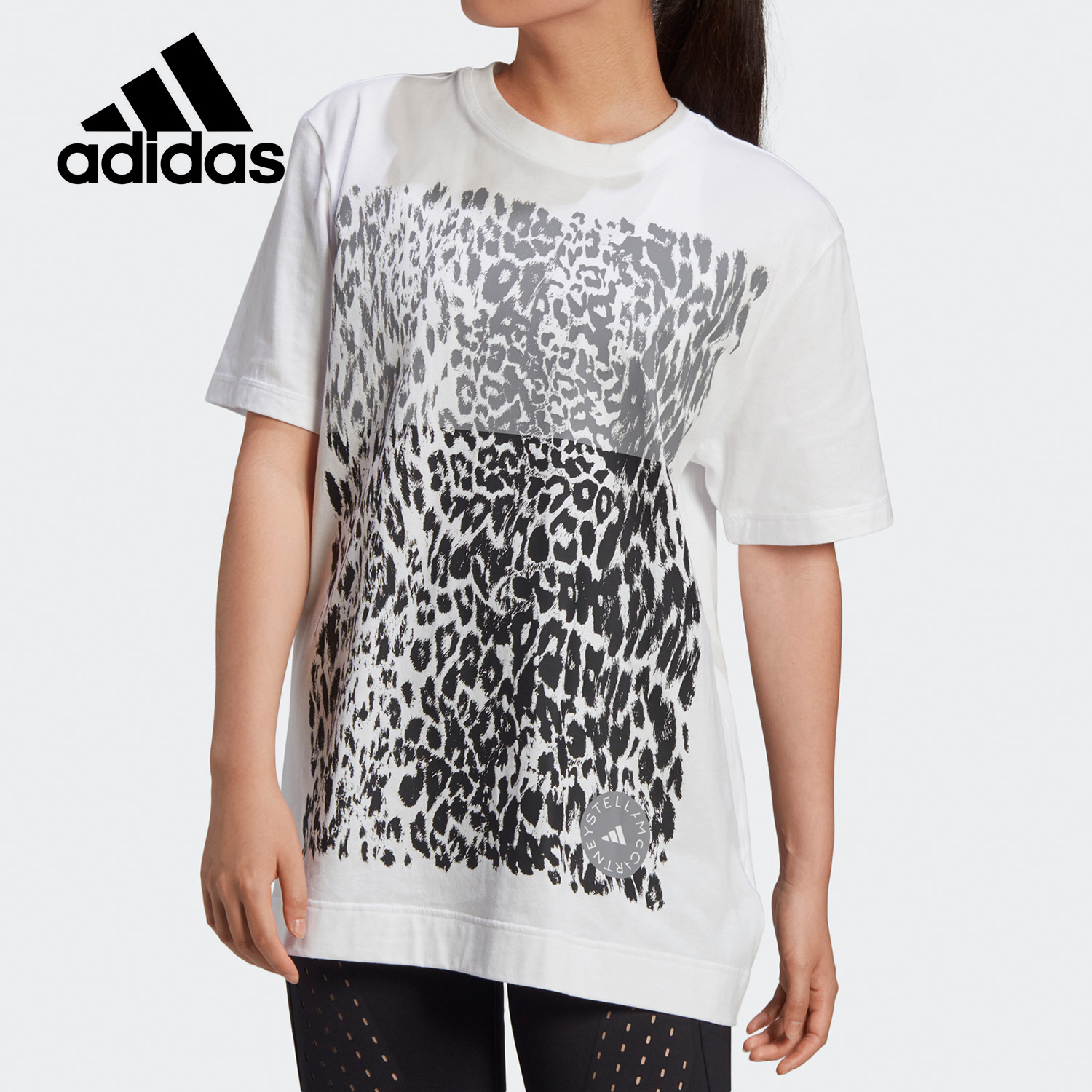 Adidas/阿迪达斯正品 当季新款smc女子运动型格短袖T恤GL4150