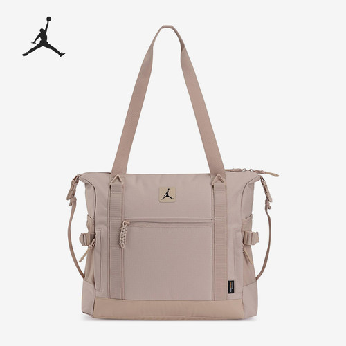Nike/耐克正品JORDAN男女大容量单肩经典休闲托特包IB8462-211