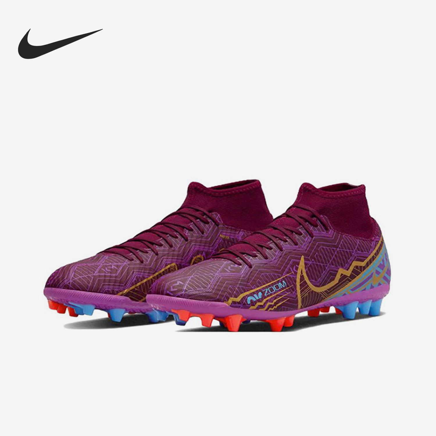 Nike/耐克正品刺客15 ZOOM男款中端AG 短钉足球鞋 DO9343-694