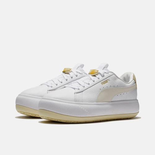 Puma/彪马正品女士圆头系带防滑耐磨轻便低帮板鞋385589-01