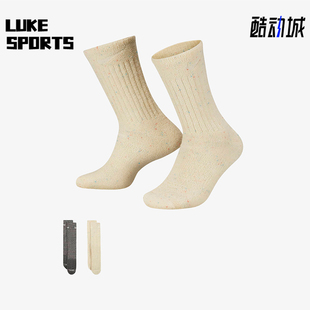 DM7086 Nike 运动袜两双装 男女针织透气休闲日常经典 902 耐克正品