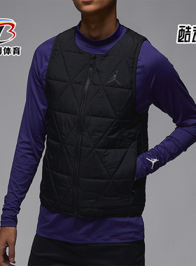 Nike/耐克正品JORDAN男士简约梭织保暖运动棉马甲FB3266-010