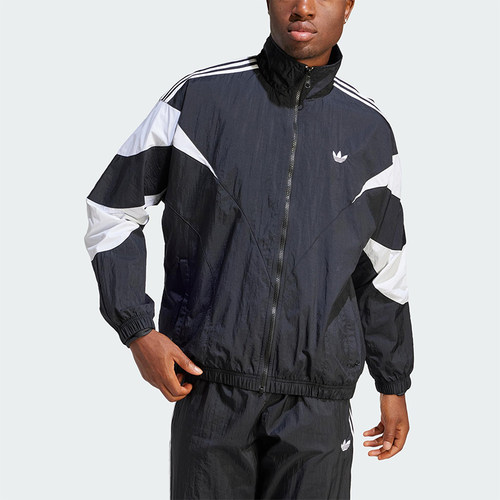 Adidas/阿迪达斯正品三叶草男士宽松复古经典立领运动外套IL2465