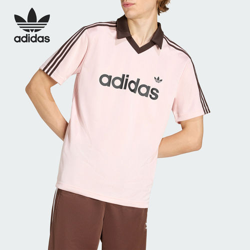 Adidas/阿迪达斯正品三叶草男士翻领球衣风短袖POLO衫KE3580
