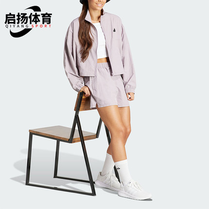 Adidas/阿迪达斯正品时尚休闲透气夏季女士宽松运动套装IS0918