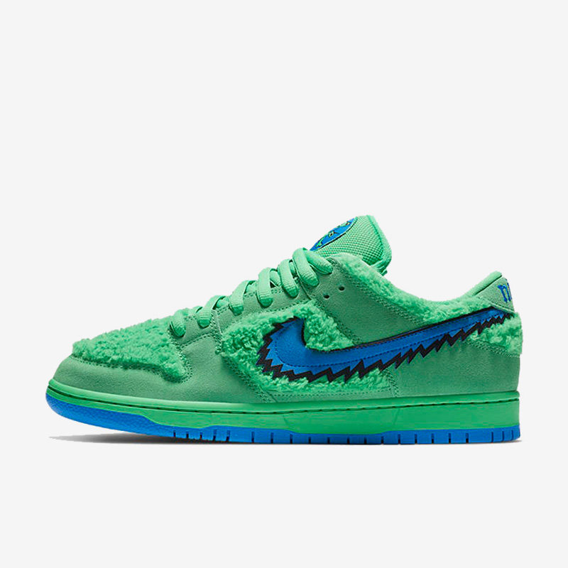 Nike/耐克正品SB Dunk情侣款绒毛低帮运动休闲板鞋CJ5378-300