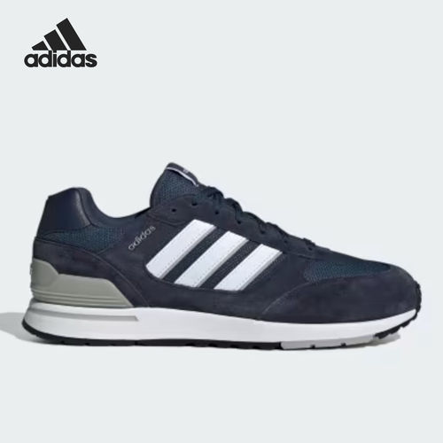 Adidas阿迪达斯正品男款Run 80s低帮舒适防滑耐磨跑步鞋ID1261
