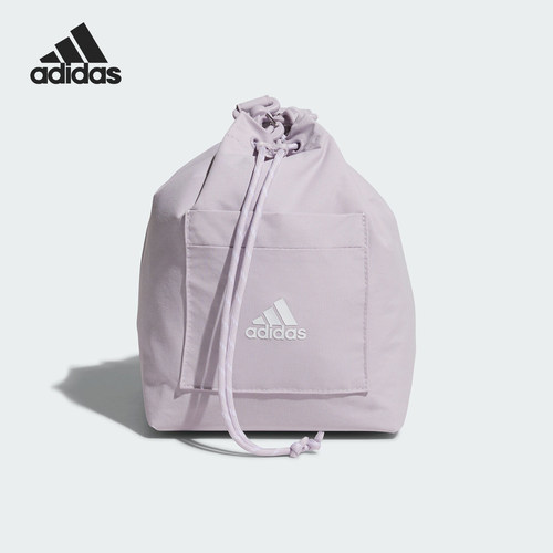 Adidas/阿迪达斯正品BUCKET BAG女士运动斜挎抽绳包JJ2081