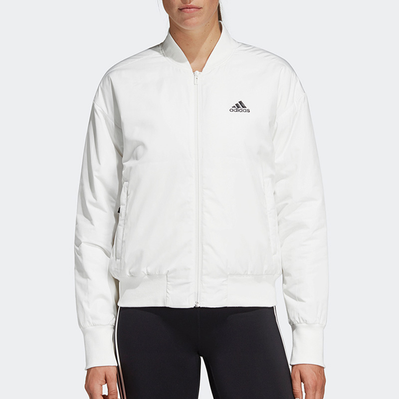 阿迪达斯女子中长款棉服