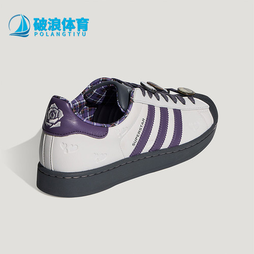 Adidas/阿迪达斯正品三叶草男女休闲低帮系带耐磨日常板鞋KH8023