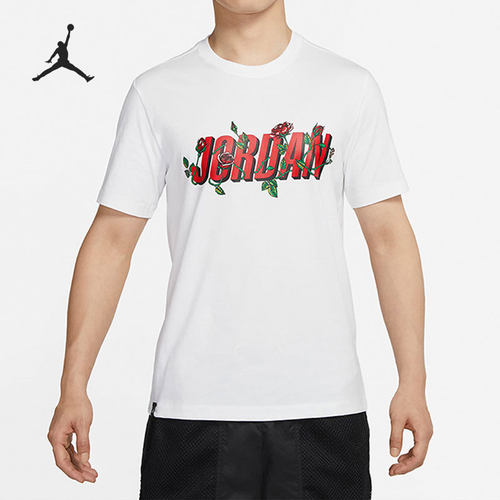 Nike/耐克正品Air Jordan新款男子运动舒适圆领T恤DQ7389-100