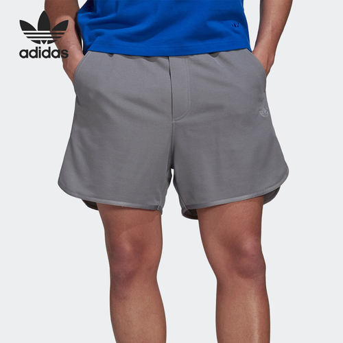 Adidas/阿迪达斯官方正品三叶草休闲男子运动跑步针织短裤HR6946