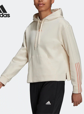 Adidas/阿迪达斯正品W DK 3S SWT HD运动连帽女子卫衣H10238