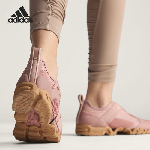 Adidas/阿迪达斯官方正品SPW X女士网面透气防滑休闲运动鞋JS0114