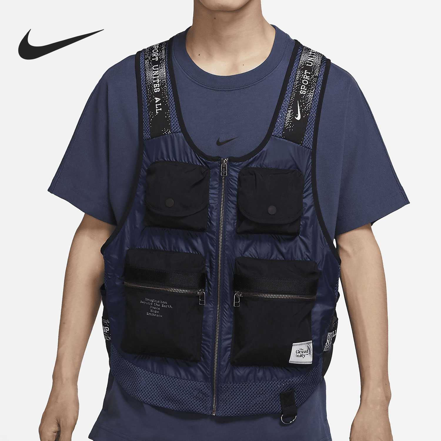 Nike/耐克正品GREAT UNITY VEST男子背心马夹外套 DN1440-010