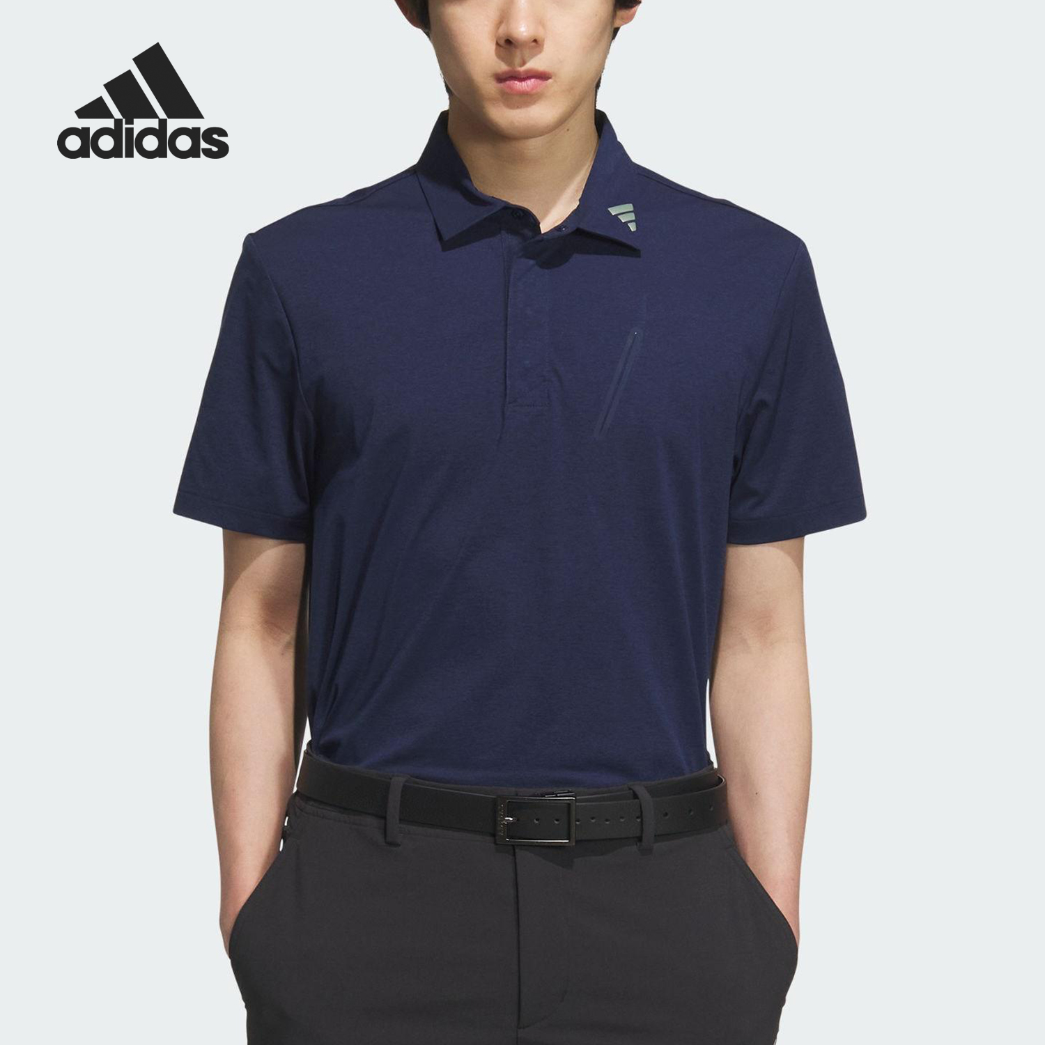 Adidas/阿迪达斯正品2025夏季款男士高尔夫运动POLO衫JG1319