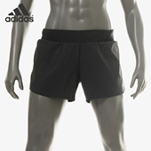 运动梭织短裤 女子反光跑步经典 CY8362 阿迪达斯正品 Adidas