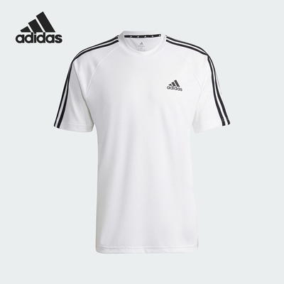 阿迪达斯男士运动简约短袖