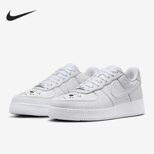 Nike/耐克正品 Force 1 Low 男女系带经典运动防滑板鞋IB4025-100
