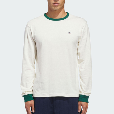 Adidas/阿迪达斯正品三叶草男女休闲圆领套头运动长袖上衣JM7456