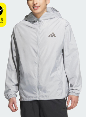 Adidas/阿迪达斯正品JACKET男女连帽宽松经典防晒运动外套KA9290