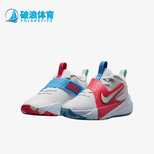 Nike/耐克正品Team Hustle D 12小童缓震篮球鞋IM7807-100