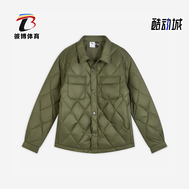 Puma/彪马正品WINTERIZED男士运动保暖轻薄翻领羽绒服635761-81