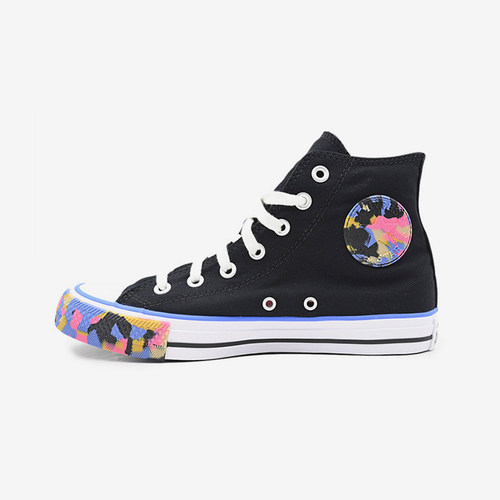 Converse匡威 夏季新品女子印花运动时尚黑色休闲帆布鞋 570291C