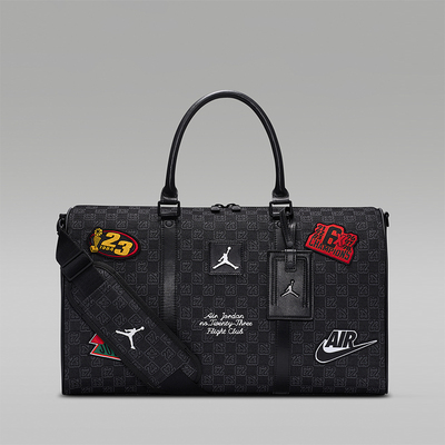 Nike/耐克正品Jordan Monogram男士时尚经典图案行李包IQ3207-010