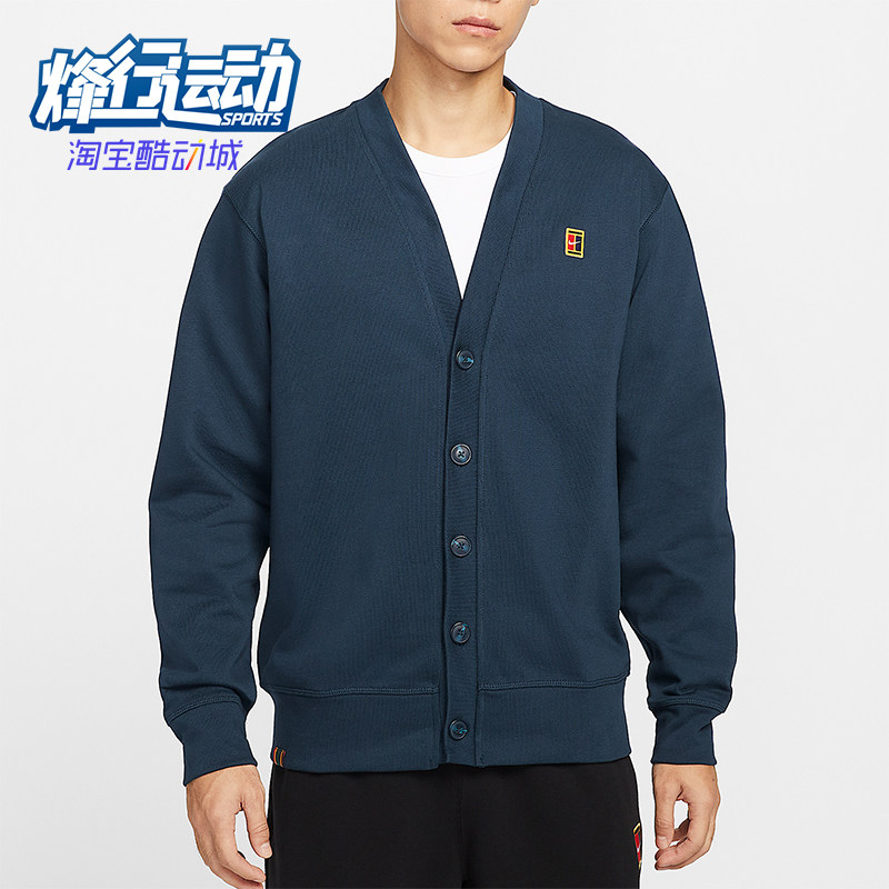 Nike/耐克正品Court Fairway男士长袖针织休闲运动开衫IM9362-478