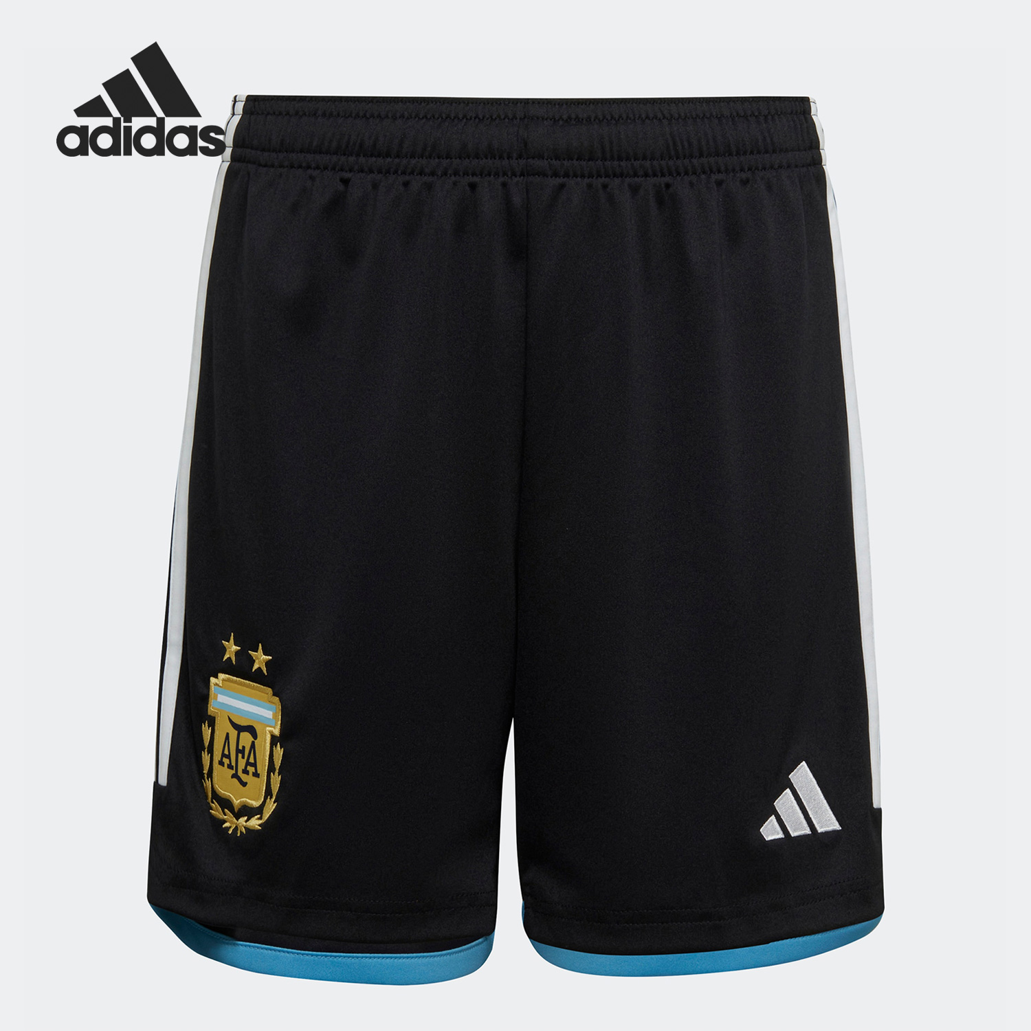 阿迪达斯大童足球短裤