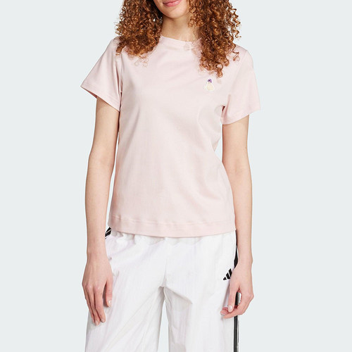 Adidas/阿迪达斯正品CAT PATCH T-SHIRT女士经典轻质短袖JV8514