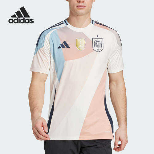 Adidas/阿迪达斯正品2025男士干爽透气足球运动短袖JF2648