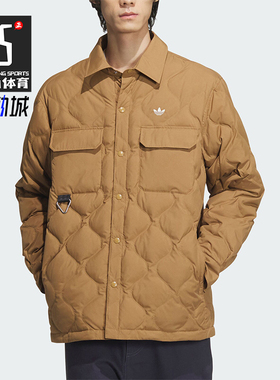 Adidas/阿迪达斯正品三叶草男士宽松保暖运动羽绒服JD3748