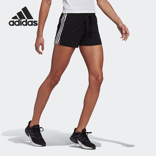 女子针织运动短裤 新款 GM5523 阿迪达斯正品 Adidas