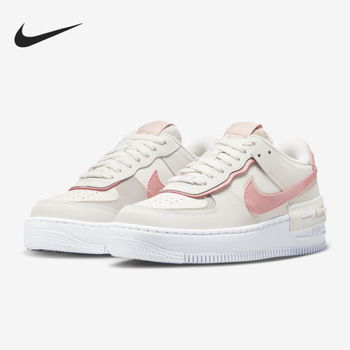 Nike/耐克正品Air Force 1女士轻便经典透气厚底板鞋DZ1847-001