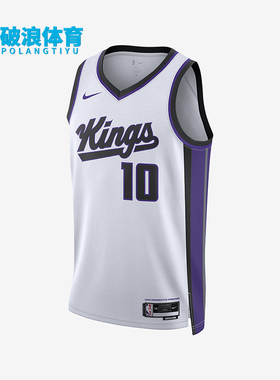 Nike/耐克正品运动男士V领网下摆开衩球衣T恤DX8473-101