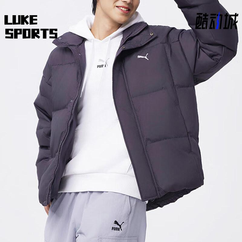 Puma/彪马正品2025男女宽松加厚保暖立领运动休闲羽绒服631636-13