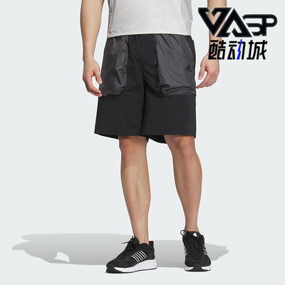 阿迪达斯男士款正品宽松运动短裤