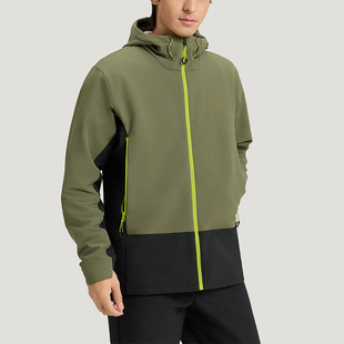 Adidas/阿迪达斯正品2026男士梭织户外保暖运动拒水外套KQ5550