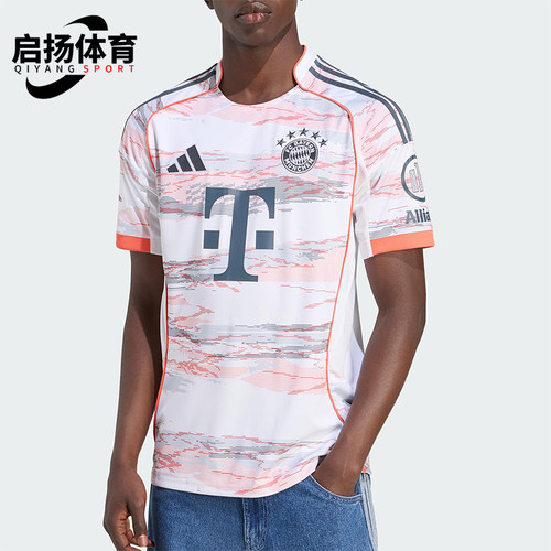 Adidas/阿迪达斯正品2025夏季款男士经典足球训练运动短袖JJ2143