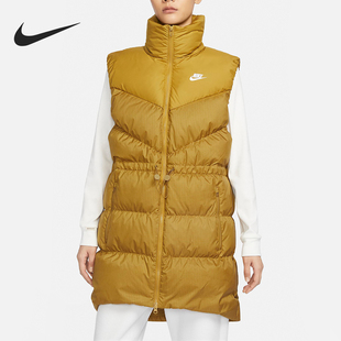 女士防风保暖立领羽绒马甲FN0031 秋冬新款 716 耐克正品 Nike