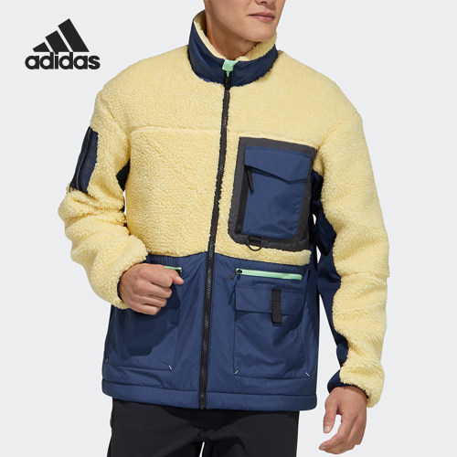 阿迪达斯男子运动休闲保暖棉服