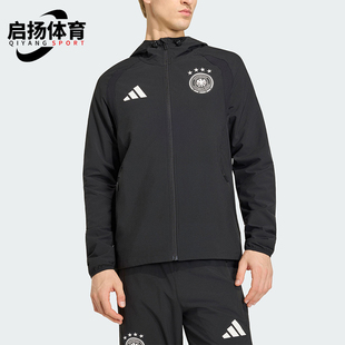 Adidas/阿迪达斯正品TIRO新款男黑色足球跑步经典夹克外套JZ9326