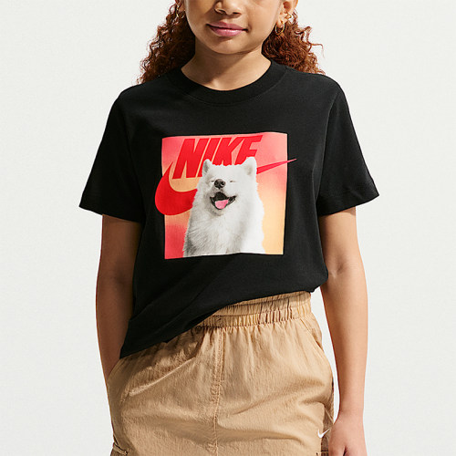 Nike/耐克正品Sportswear大童休闲印花透气日常短袖T恤IO1977-010