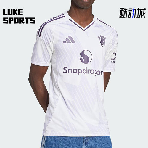 Adidas/阿迪达斯正品MUFC A JSY男士透气足球运动训练短袖JI7423