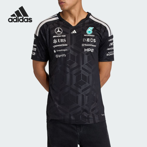 Adidas/阿迪达斯官方正品夏季男士修身运动经典轻盈短袖T恤KF0161