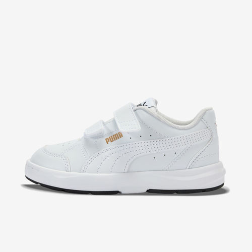 Puma彪马正品CLASSICS男女童耐磨低帮魔术贴休闲板鞋389145-10